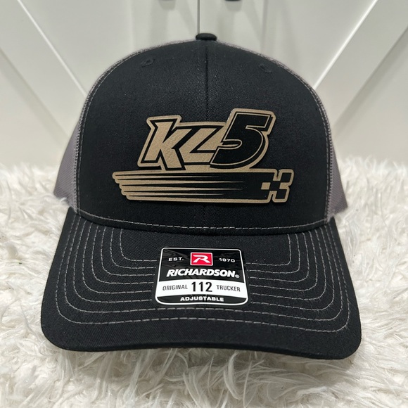 Laser engraved, Kyle Larson Hendrick Motorsport. Richardson 112 trucker hat. - Picture 2 of 8